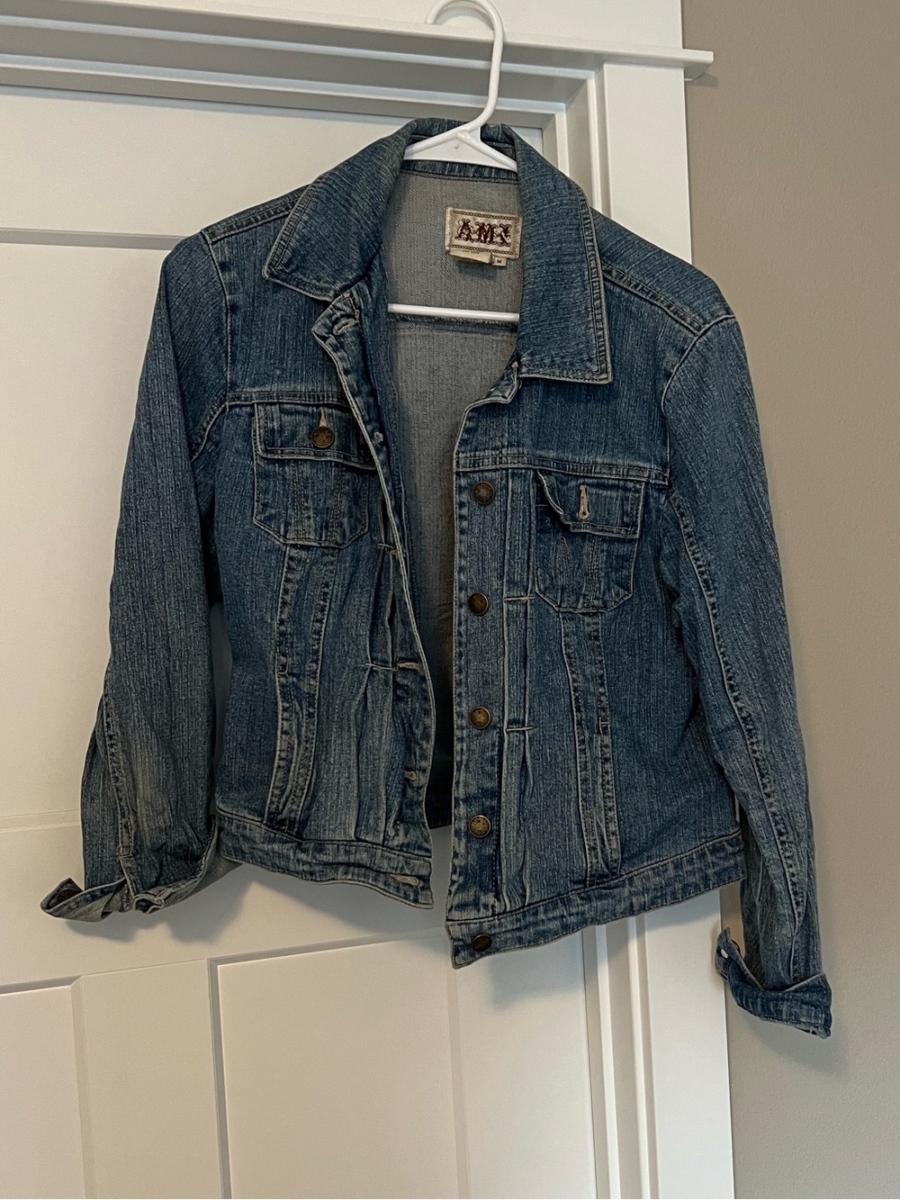 AMX Women's Classic Blue Denim Jacket